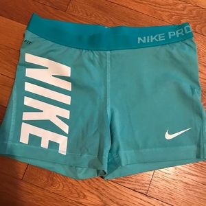 Nike pro spandex shorts